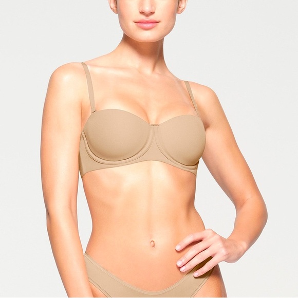SKIMS Other - Skims Fits Everybody Strapless Bra-Clay Size 34DD NWT